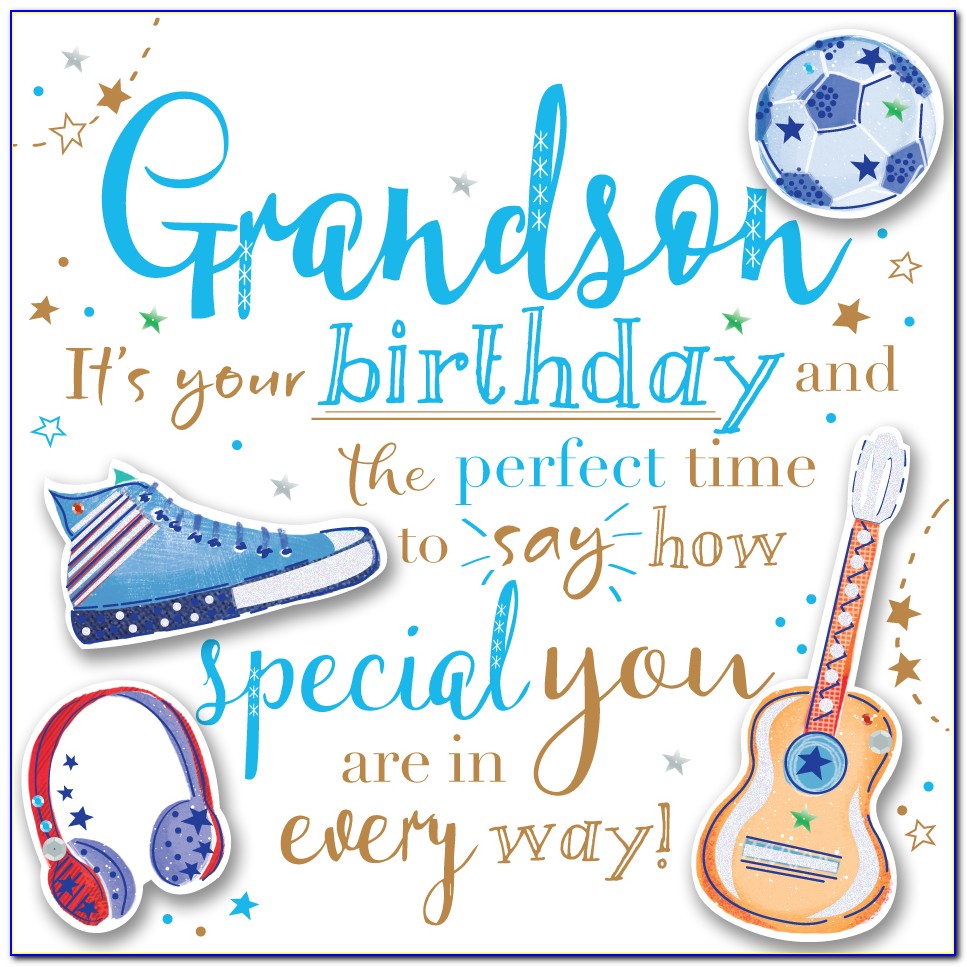 Free Happy Birthday Cards For Grandson