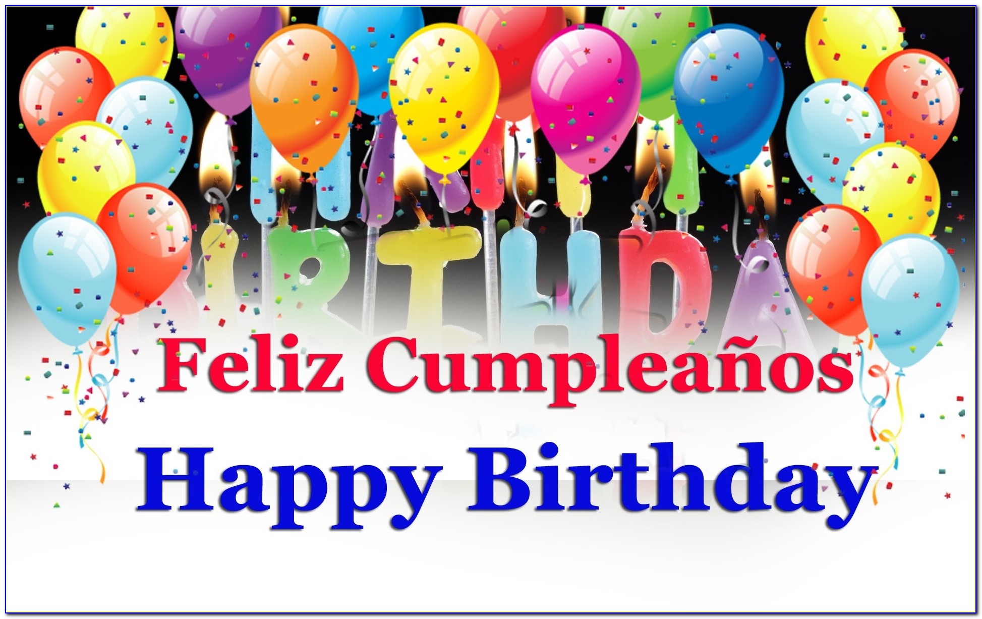 Free Happy Birthday Cards In Spanish