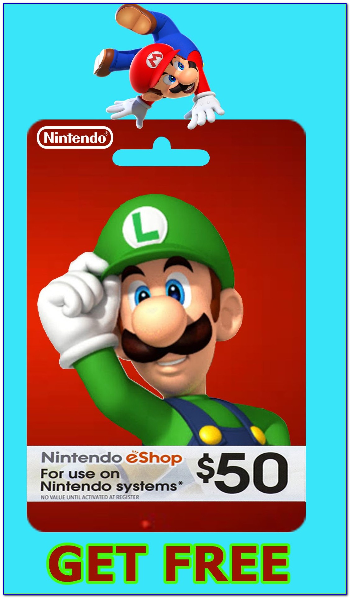 Free Nintendo Eshop Gift Cards