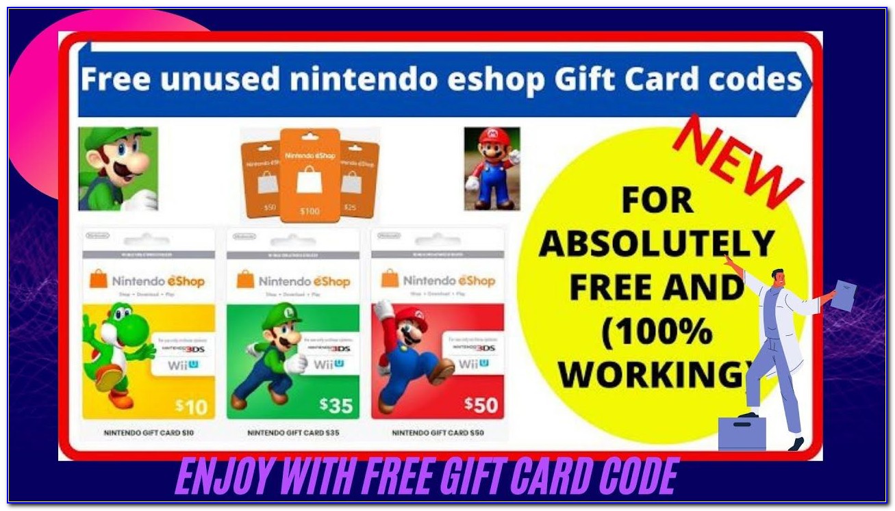Free Nintendo Gift Cards No Human Verification