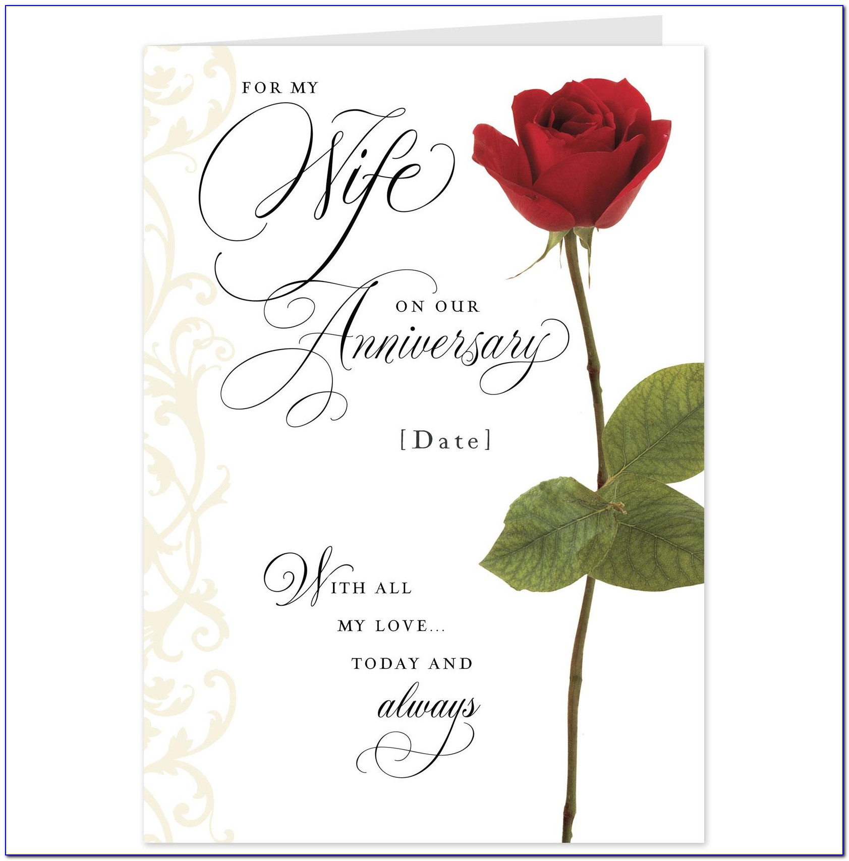 Free Printable Anniversary Cards For My Wife
