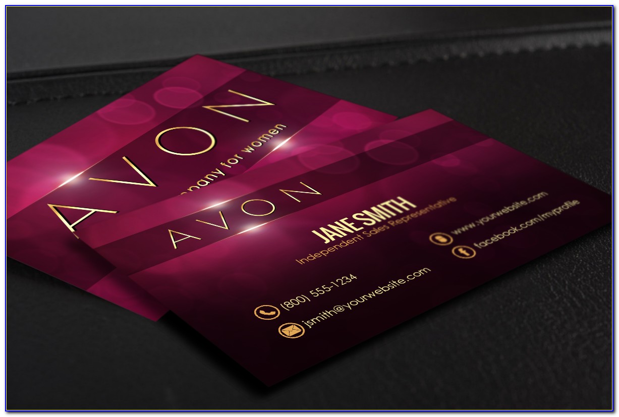 Free Printable Avon Business Cards