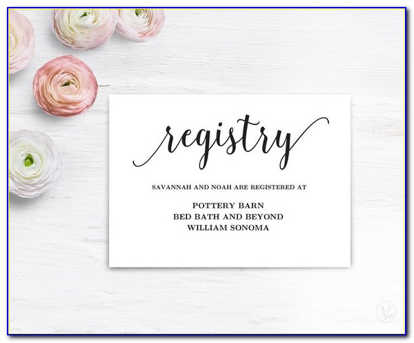 Free Printable Baby Registry Announcement Cards