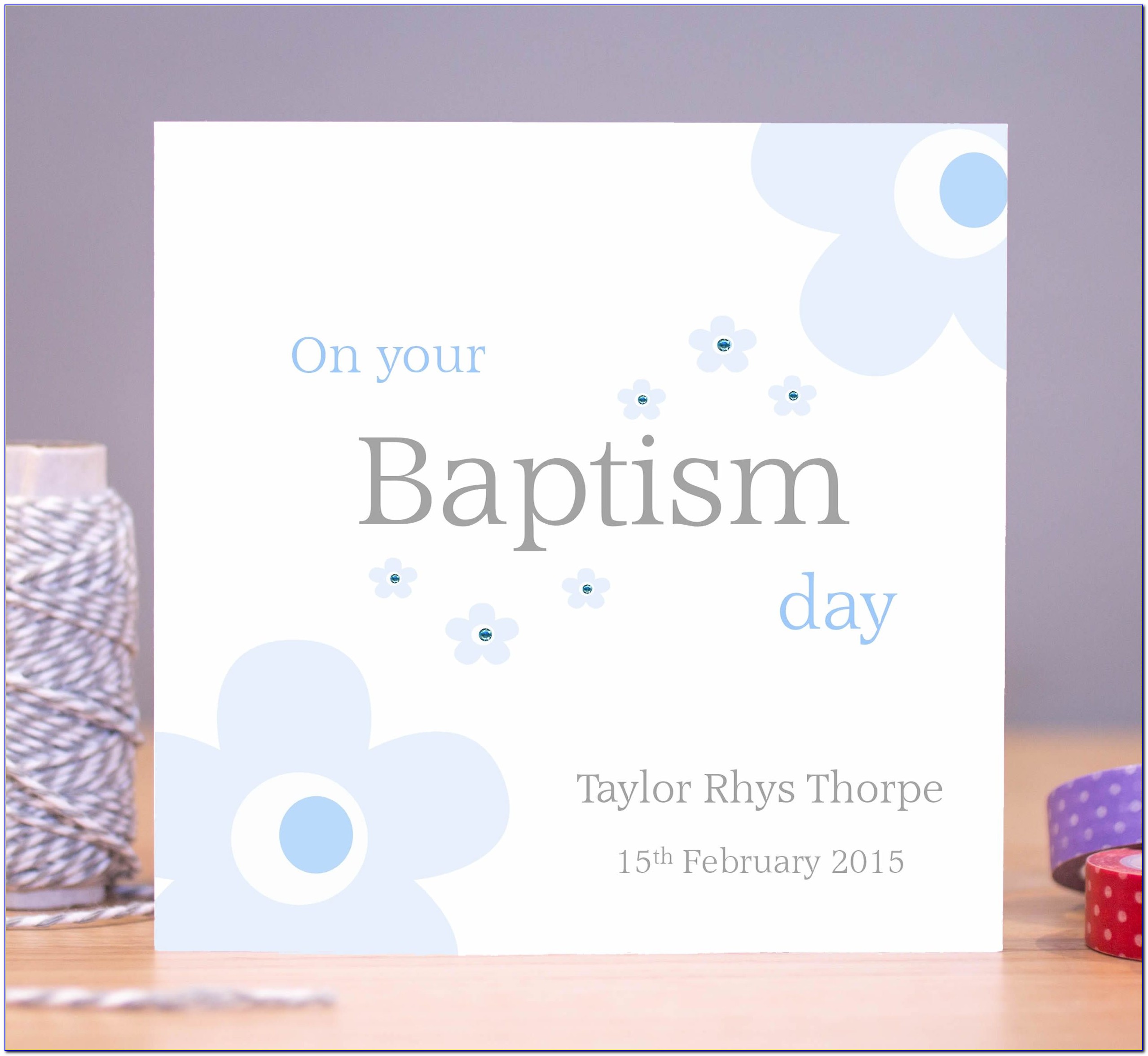 Free Printable Baptism Gift Cards
