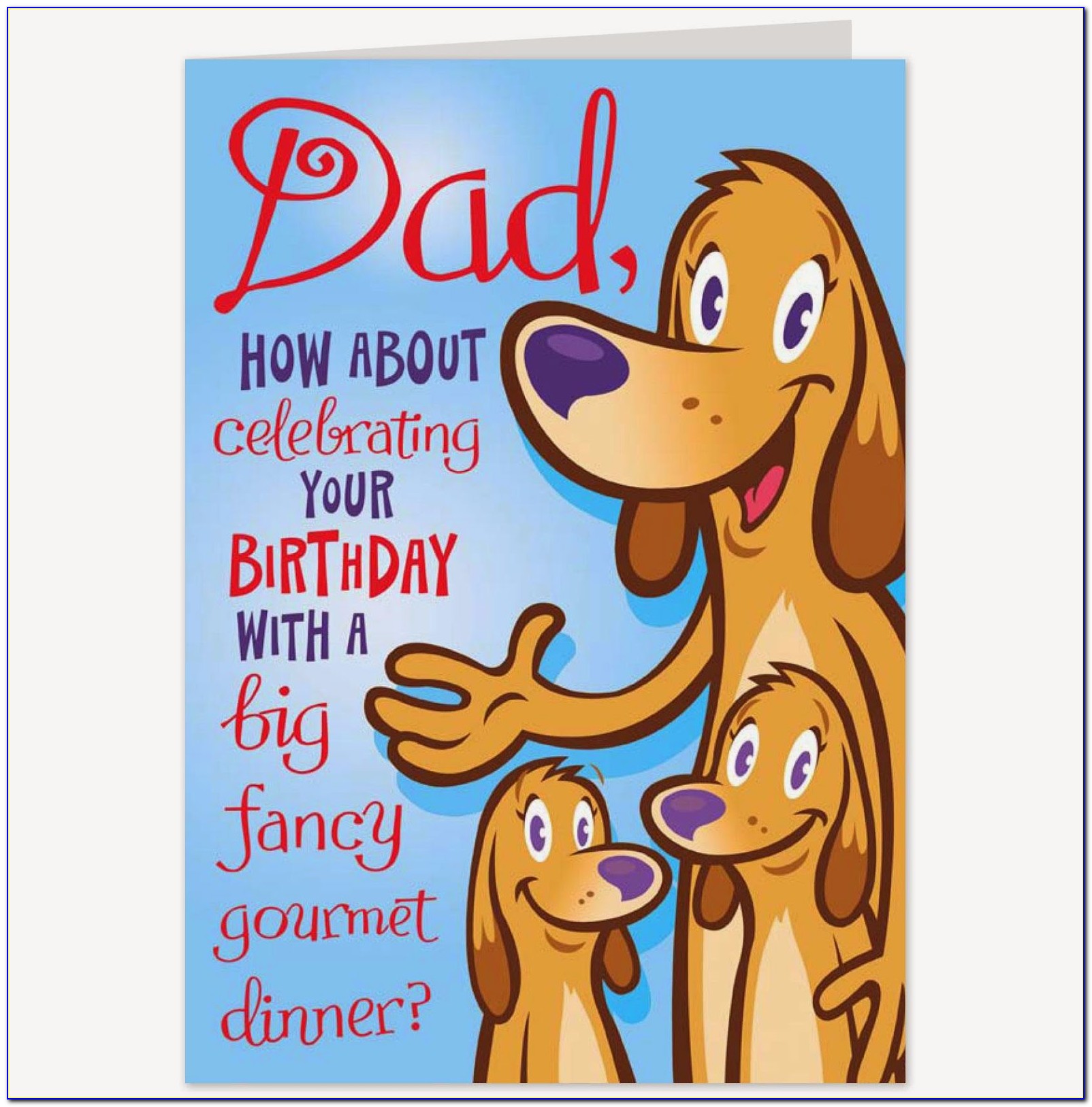 Free Printable Birthday Cards For Dad Funny