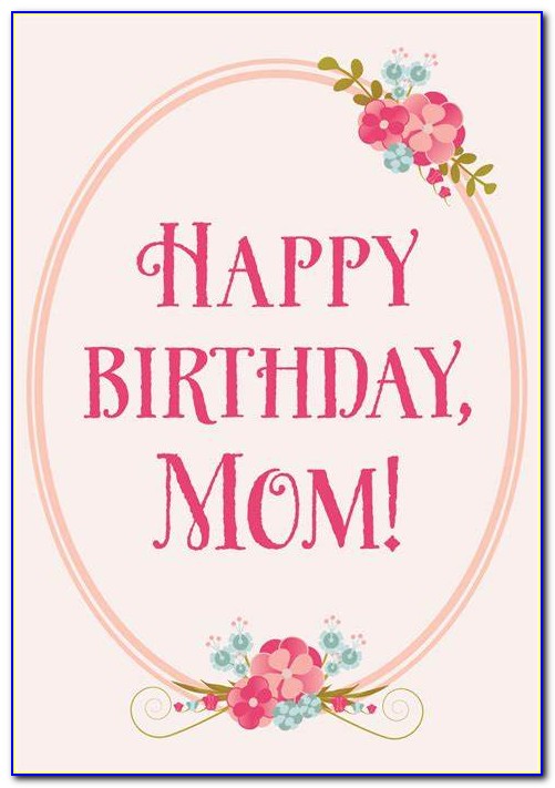 Free Printable Birthday Cards For Mom From Daughter