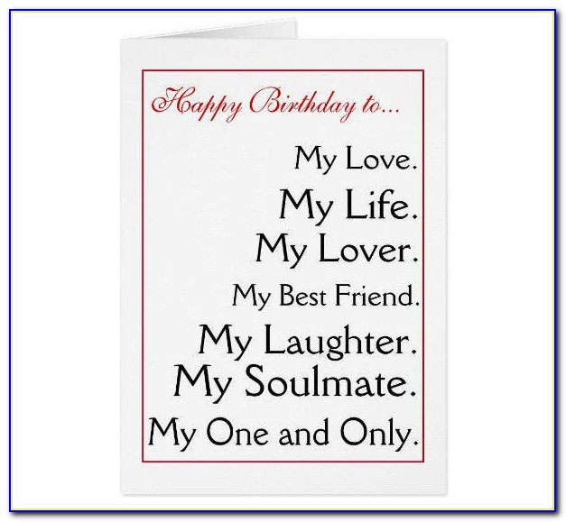 Free Printable Birthday Cards For My Husband
