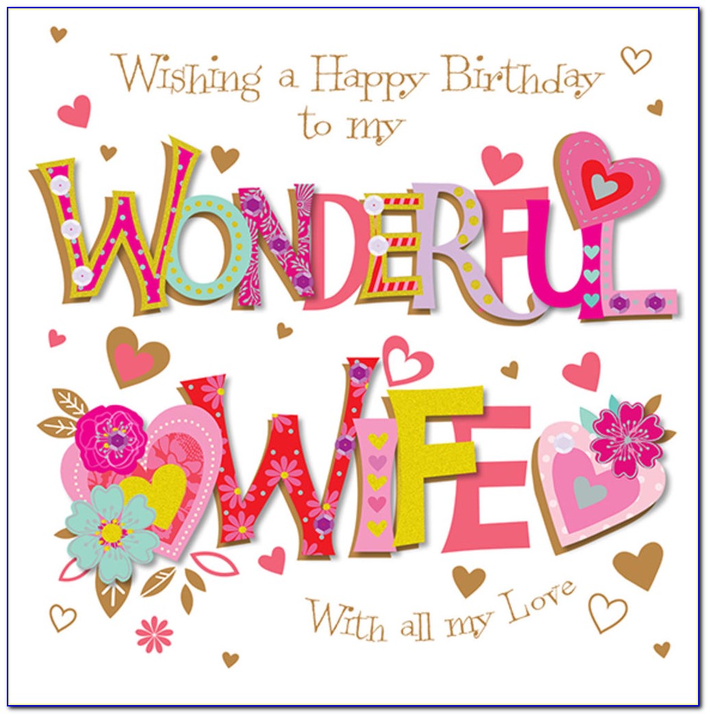 Free Printable Birthday Cards For Your Wife