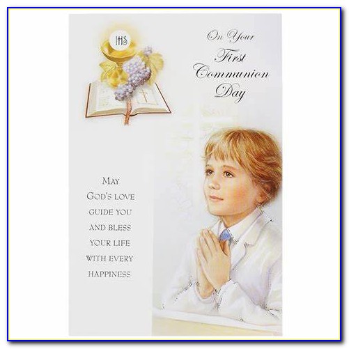 Free Printable Catholic First Communion Cards