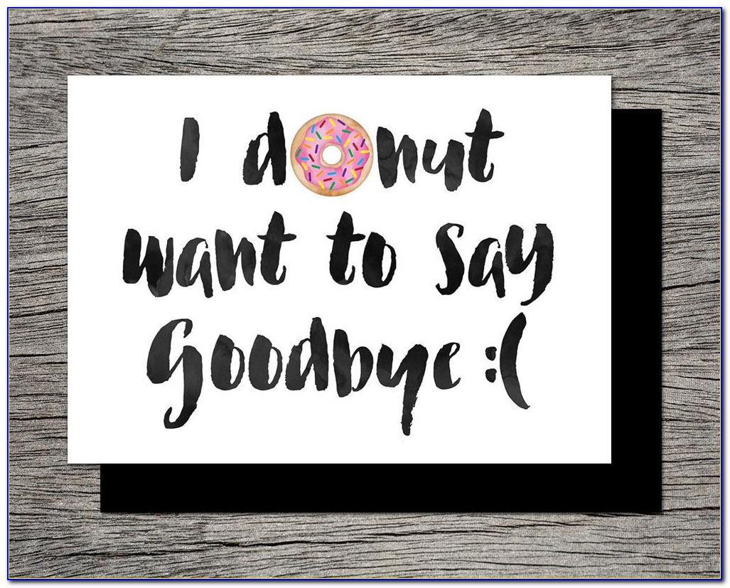 Free Printable Farewell Cards For Friends