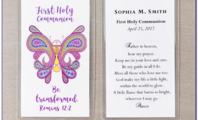 Free Printable First Communion Cards