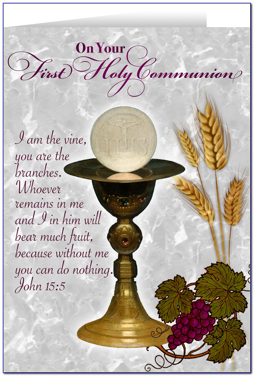 Free Printable First Communion Invitation Cards