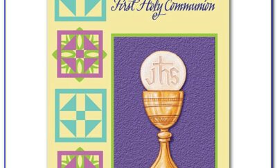 Free Printable First Communion Thank You Cards