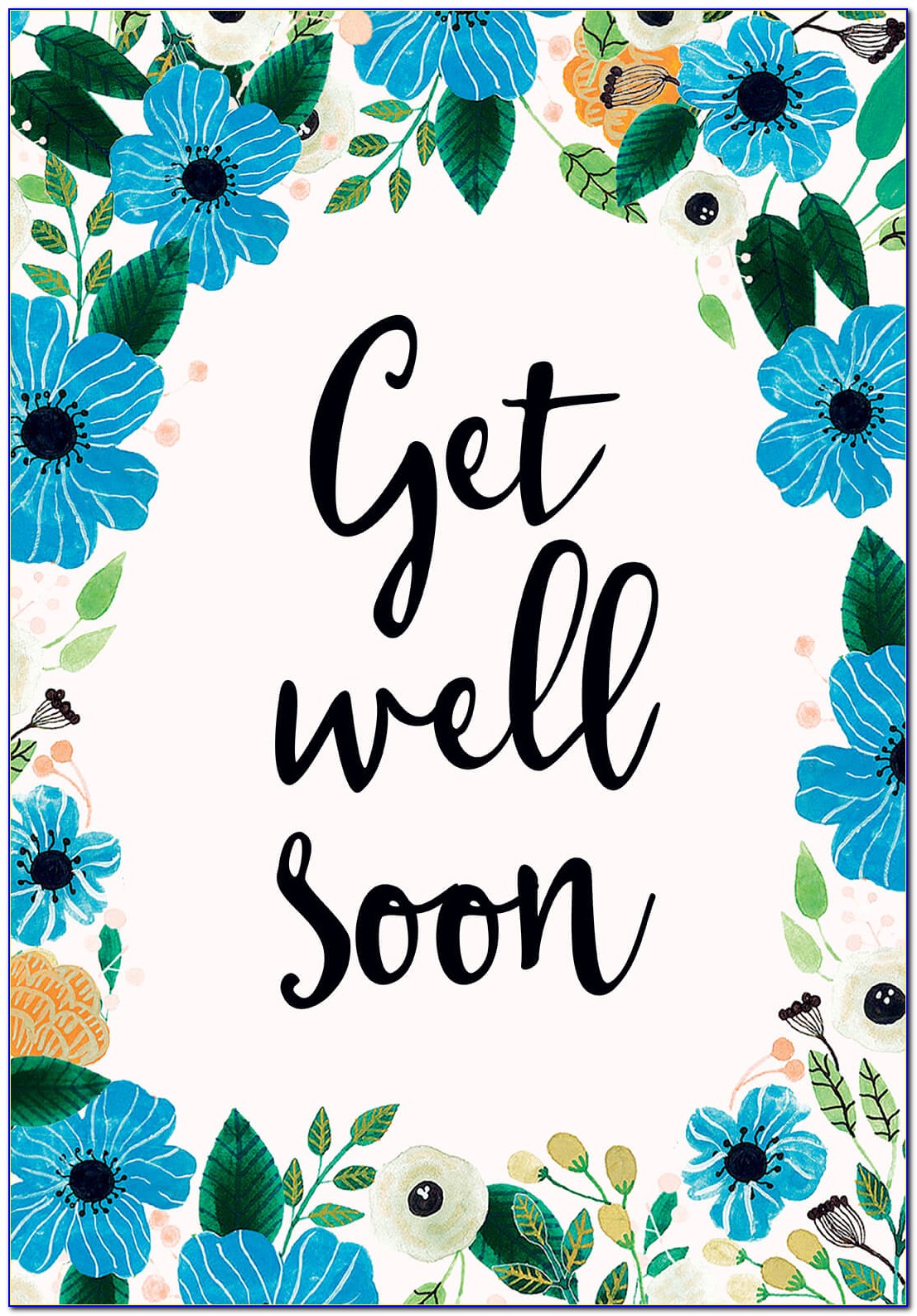 Printable Get Well Cards To Color Free