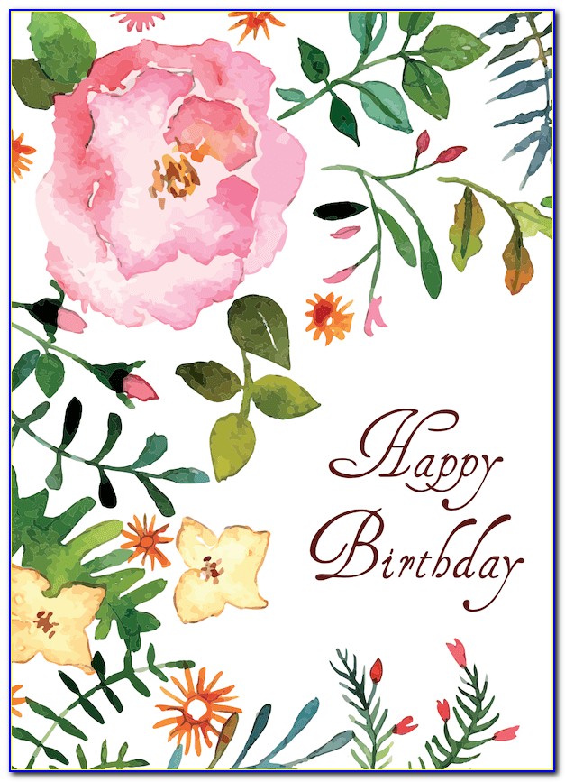 Free Printable Happy Birthday Cards For Her