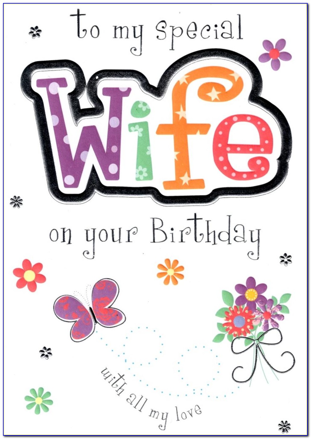 Free Printable Happy Birthday Cards For Wife
