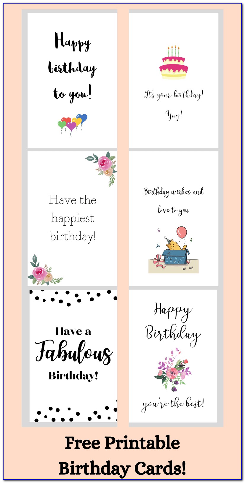 Free Printable Romantic Birthday Cards For Her