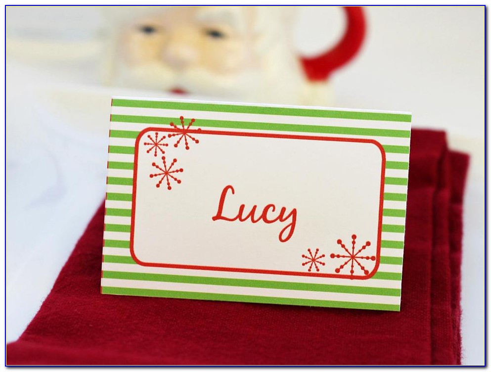Free Printable Table Tent Card Template