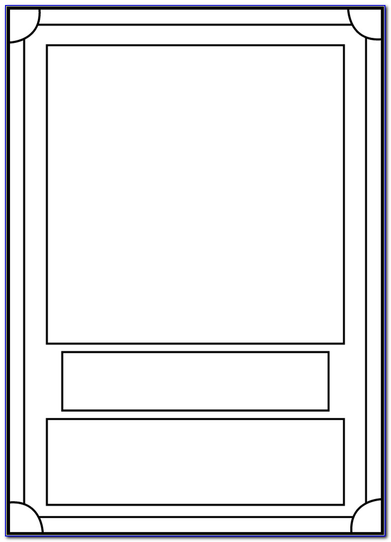 Free Printable Trading Card Template