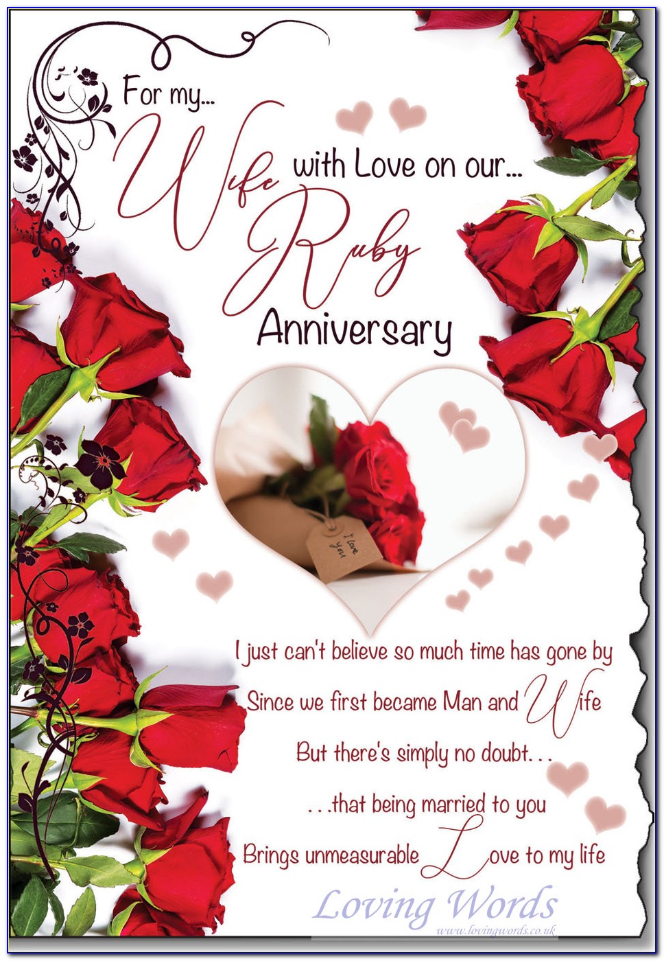 Free Printable Wedding Anniversary Cards For Wife