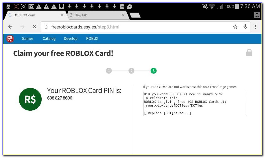 Free Roblox Card Codes Generator