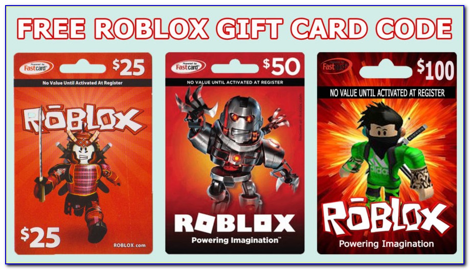 Free Roblox Cards Pin Number