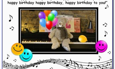Free Singing Electronic Birthday Cards