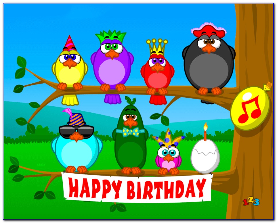Free Singing Email Birthday Cards