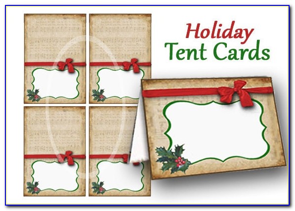 Free Tent Card Templates For Word