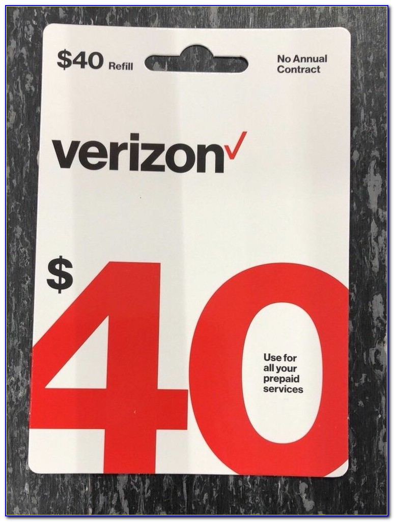 Free Verizon Wireless Prepaid Refill Card