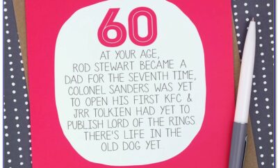 Funny Birthday Cards For Her 60th