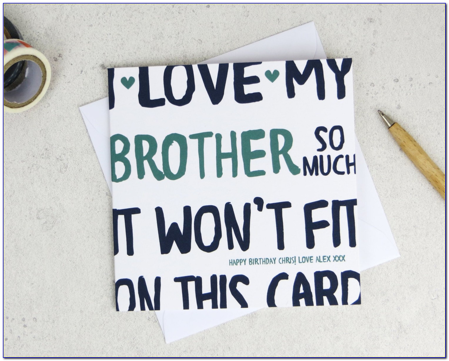 Funny Brother Birthday Card Messages