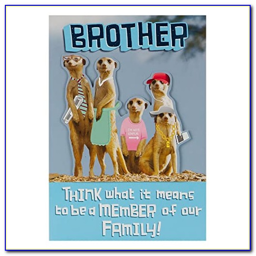 Funny Brother Birthday Cards Free