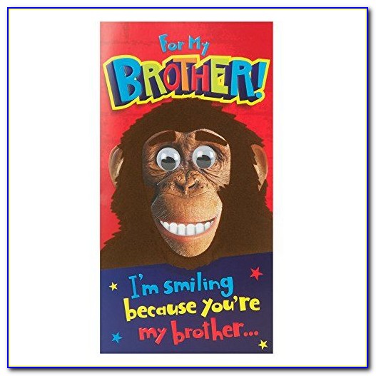 Funny Little Brother Birthday Cards
