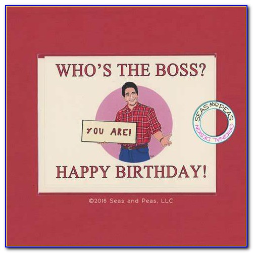 Funny Printable Birthday Cards For Boss