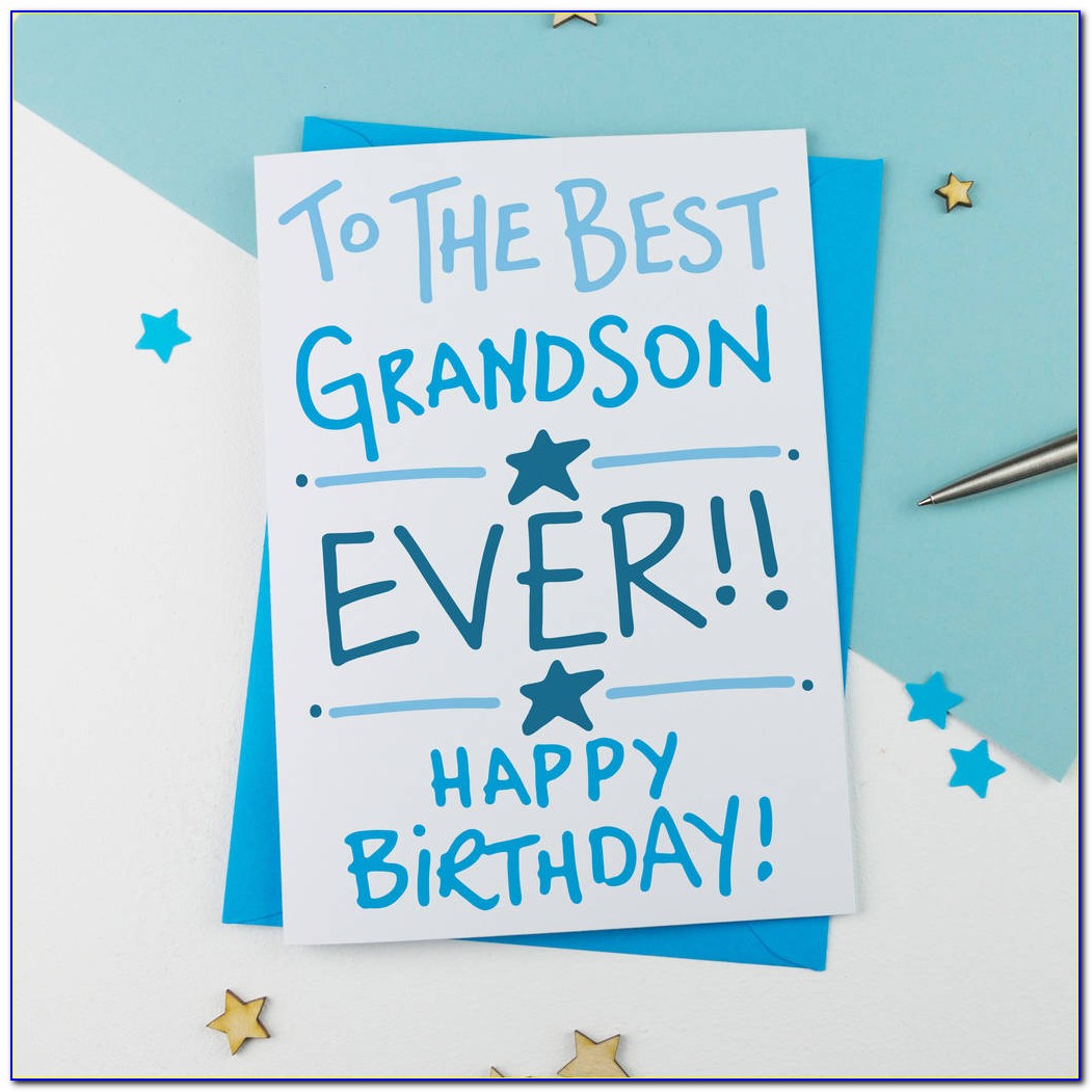Grandson Birthday Card Images