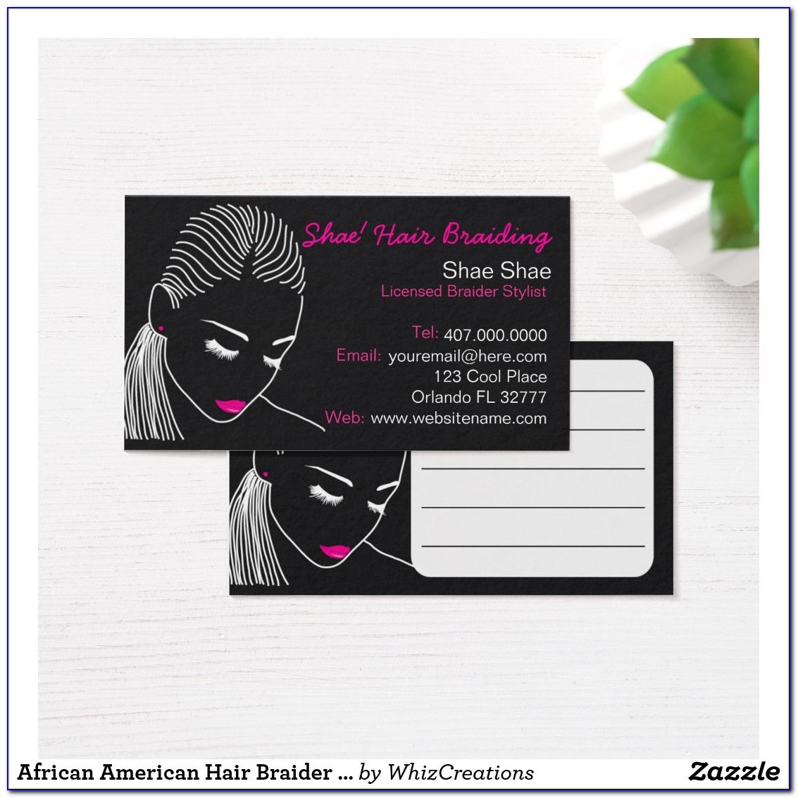 Hair Stylist Business Card Template Free