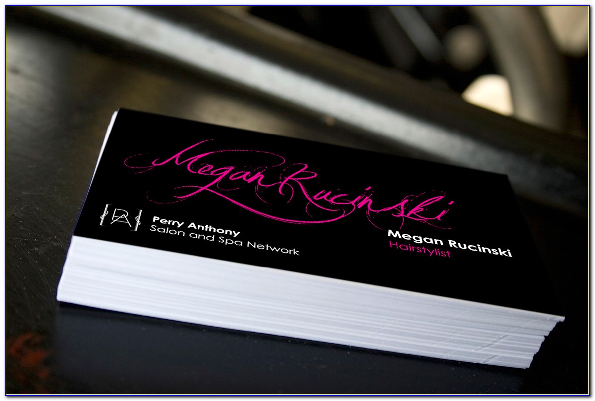 Hair Stylist Business Cards Examples