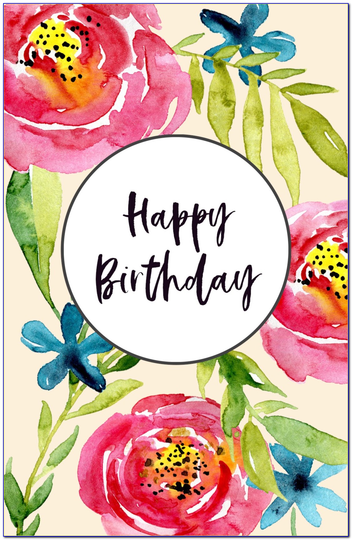 Happy Birthday Cards Online Free Printable