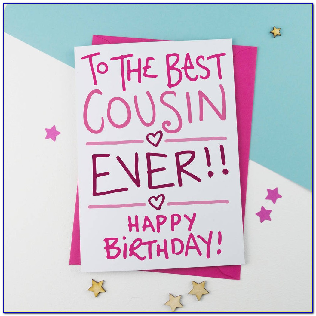 Happy Birthday Cousin Free Ecards