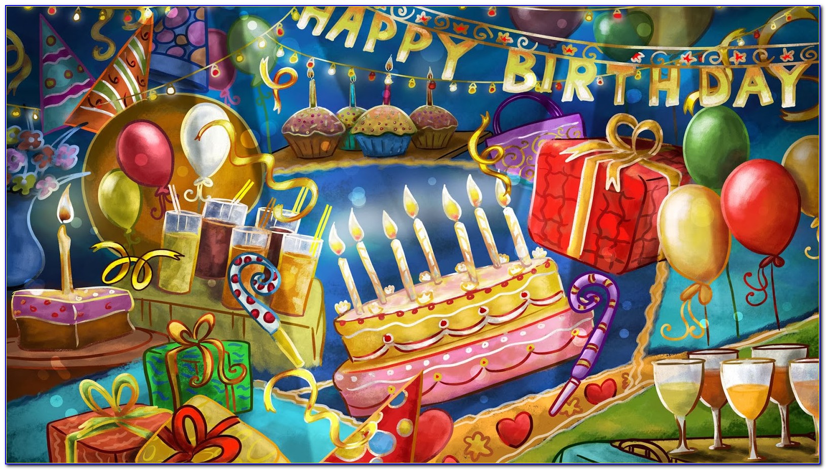 Happy Birthday Ecard Free Facebook