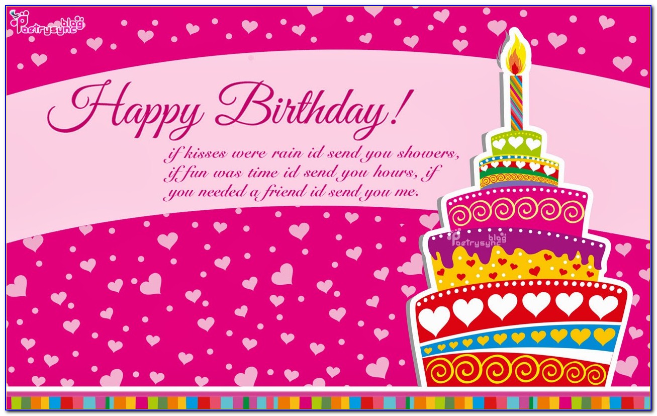 Happy Birthday Greetings Card Free Download