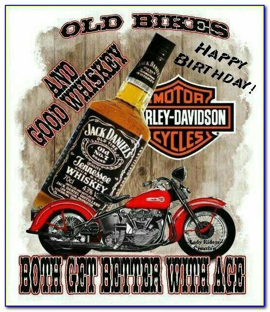 Harley Davidson Birthday Ecard