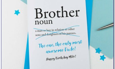 Hilarious Brother Birthday Cards