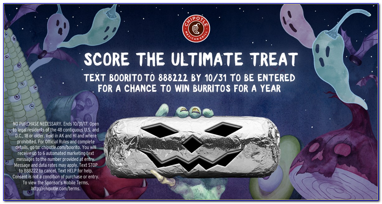How To Get Chipotle Free Burrito Card