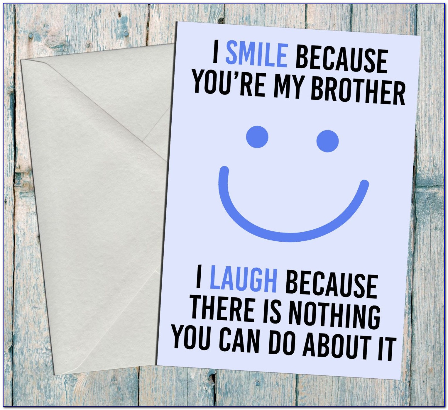 Humorous Brother Birthday Cards