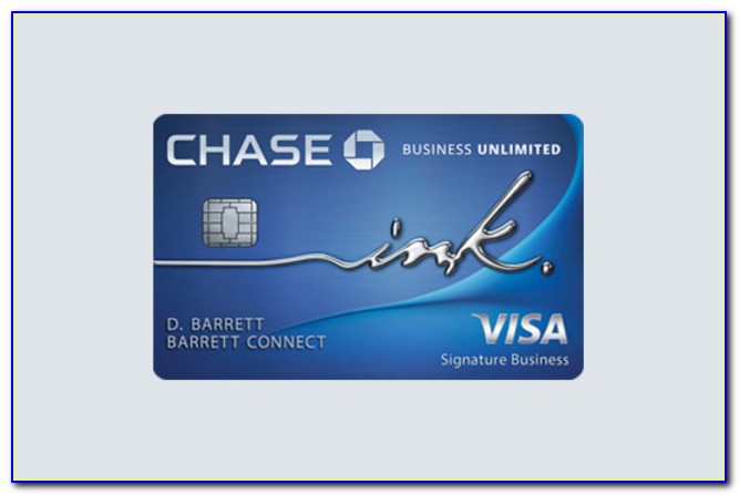 Ink Business Unlimited Credit Card Chase