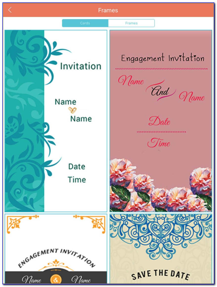 Invitation Card Maker Editor Free Download