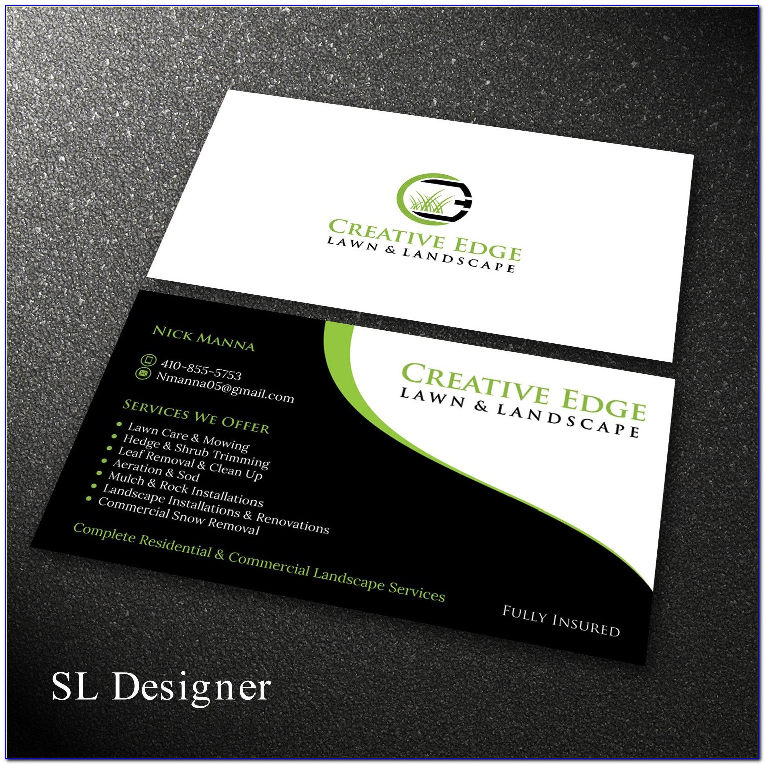 Lawn Business Card Templates