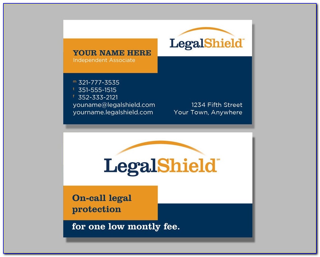 Legalshield Business Cards